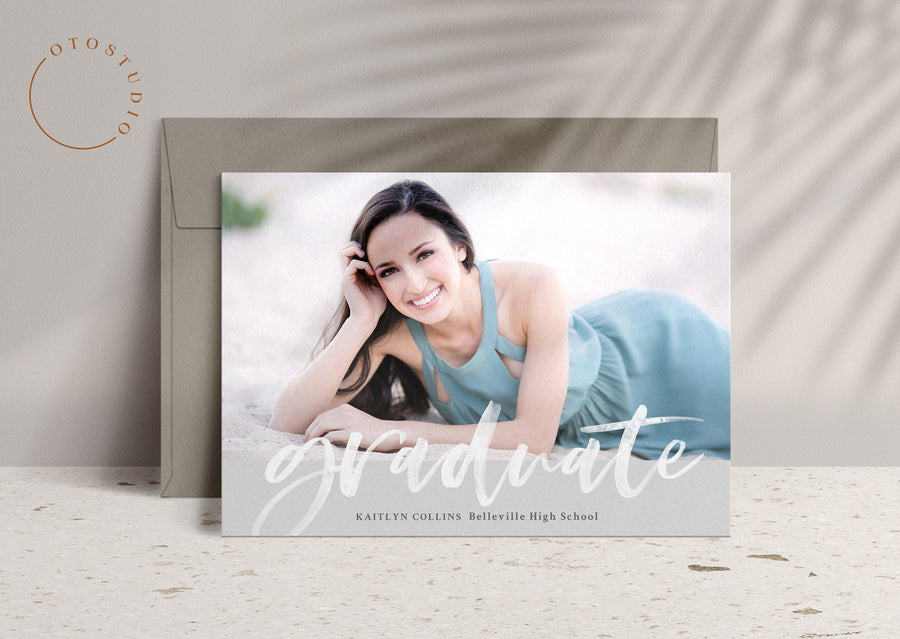 Graduation Announcement - 5x7 Card - os131