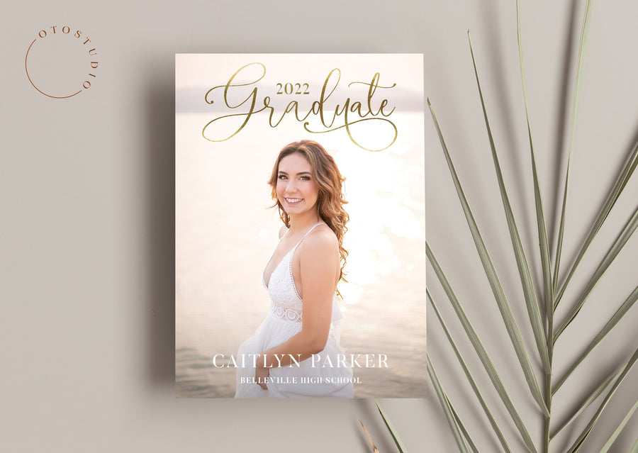 Graduation Announcement - 5x7 Card - os160