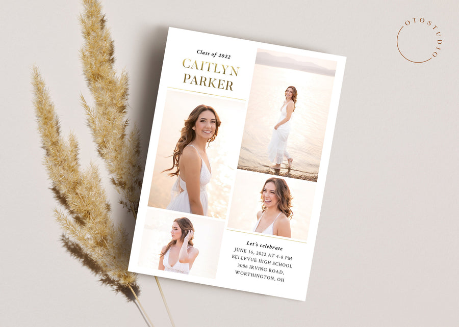 Graduation Announcement - 5x7 Card - os160