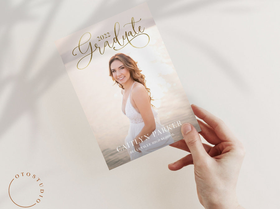 Graduation Announcement - 5x7 Card - os160