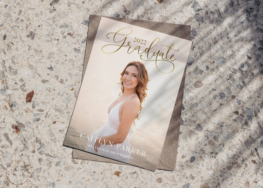 Graduation Announcement - 5x7 Card - os160