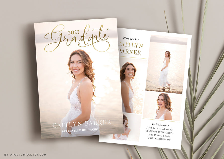 Graduation Announcement - 5x7 Card - os160