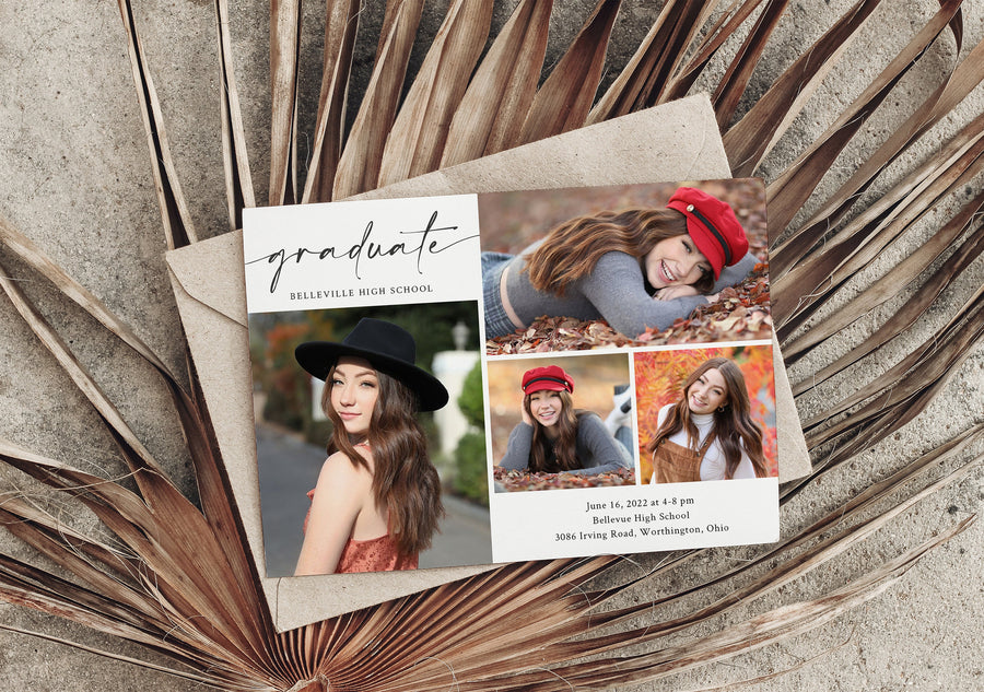 Graduation Announcement - 5x7 Card - os103
