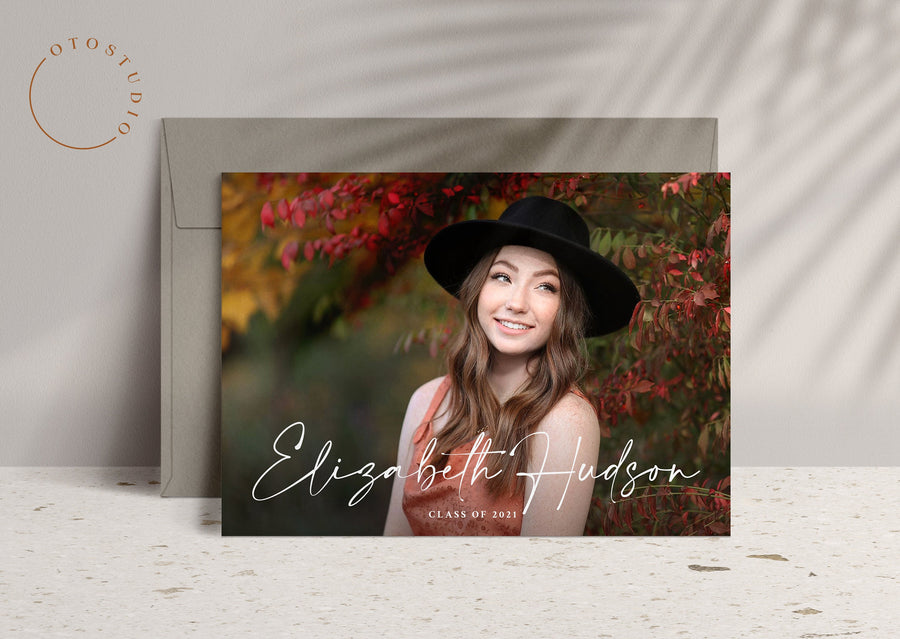 Graduation Announcement - 5x7 Card - os103