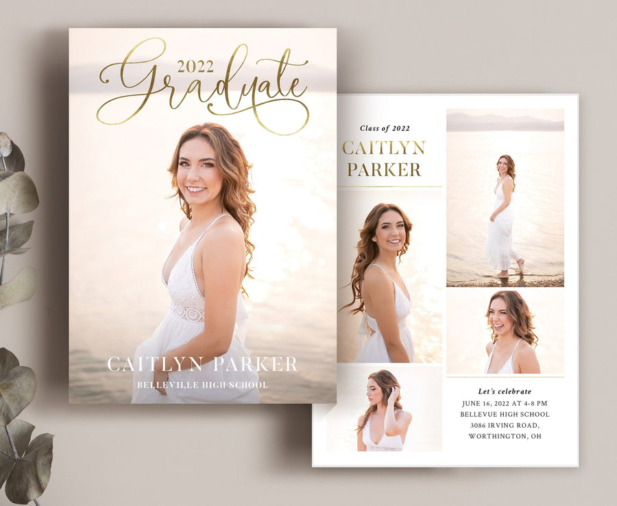 Graduation Announcement - 5x7 Card - os160