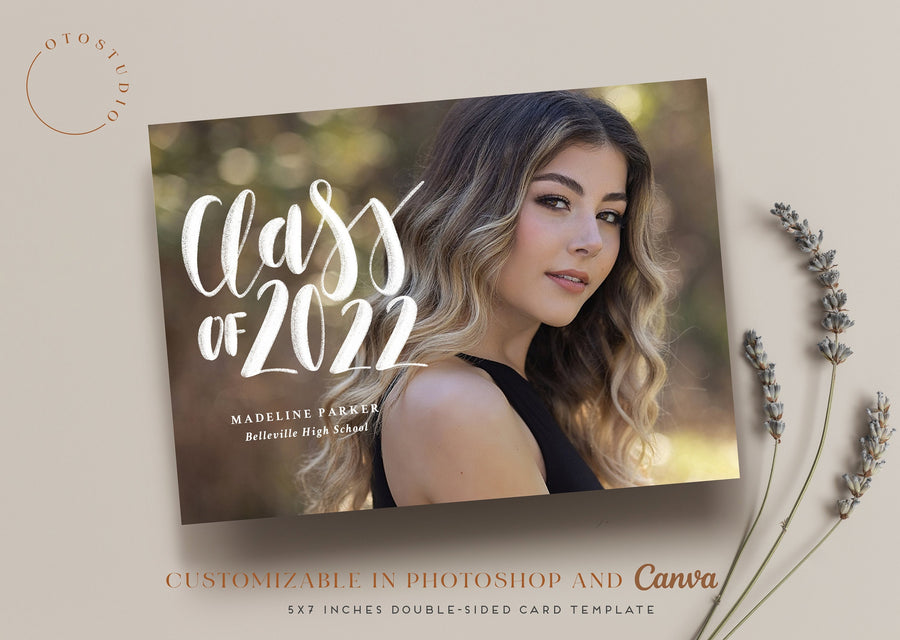Graduation Announcement - 5x7 Card - os130