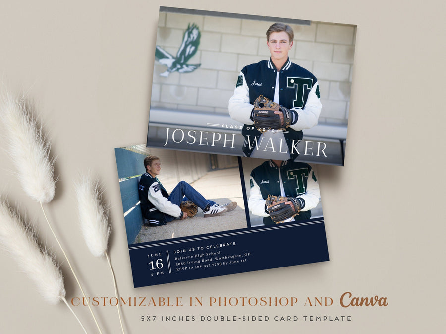 Graduation Announcement - 5x7 Card - os148