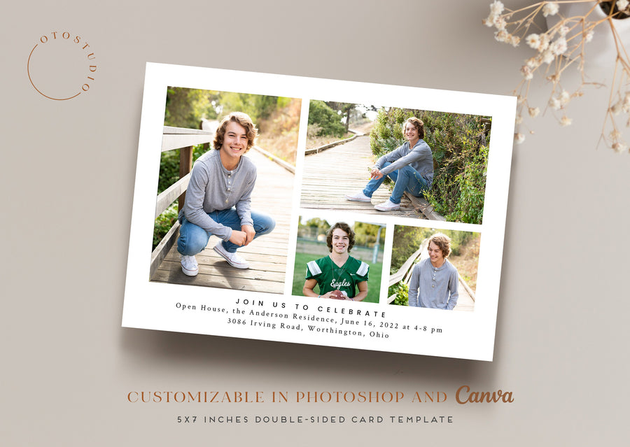 Graduation Announcement - 5x7 Card - os152