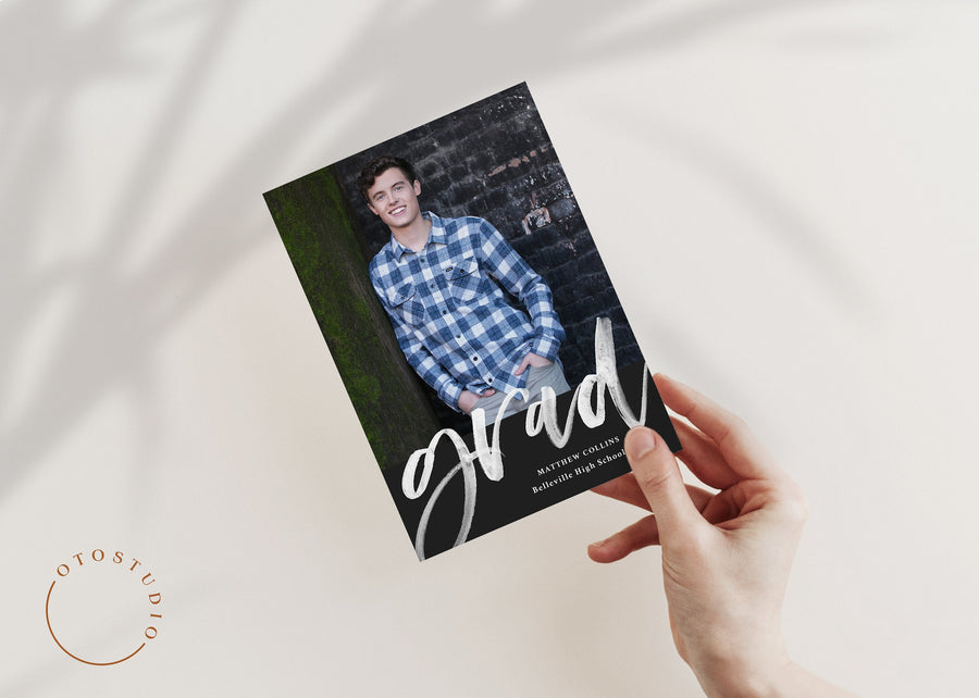 Graduation Announcement - 5x7 Card - os151