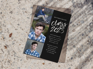 Graduation Announcement - 5x7 Card - os151
