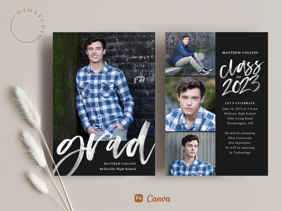 Graduation Announcement - 5x7 Card - os151