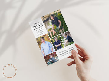 Graduation Announcement - 5x7 Card - os138