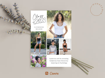 Graduation Announcement - 5x7 Card - os87