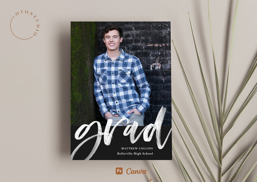 Graduation Announcement - 5x7 Card - os151