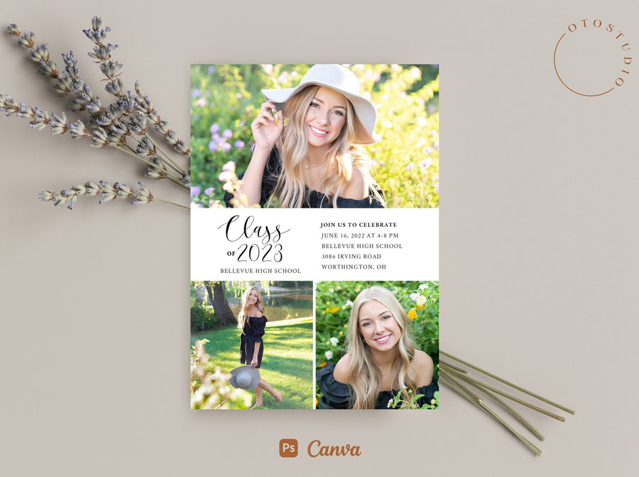 Graduation Announcement - 5x7 Card - os113
