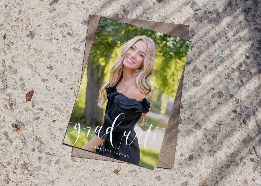 Graduation Announcement - 5x7 Card - os113