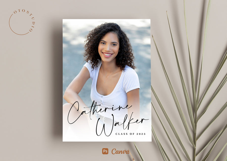 Graduation Announcement - 5x7 Card - os87