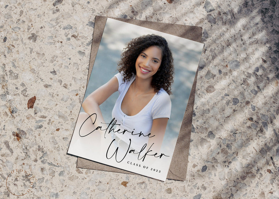 Graduation Announcement - 5x7 Card - os87