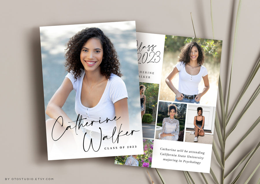 Graduation Announcement - 5x7 Card - os87