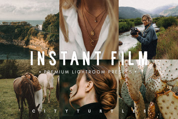 INSTANT FILM Retro Lifestyle Grain Lightroom Presets