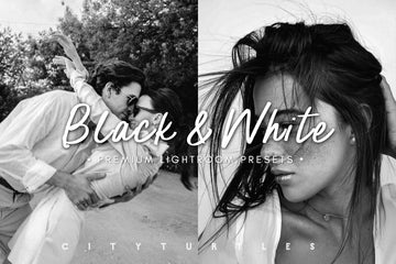 Moody Black & White Film Grain Lightroom Presets