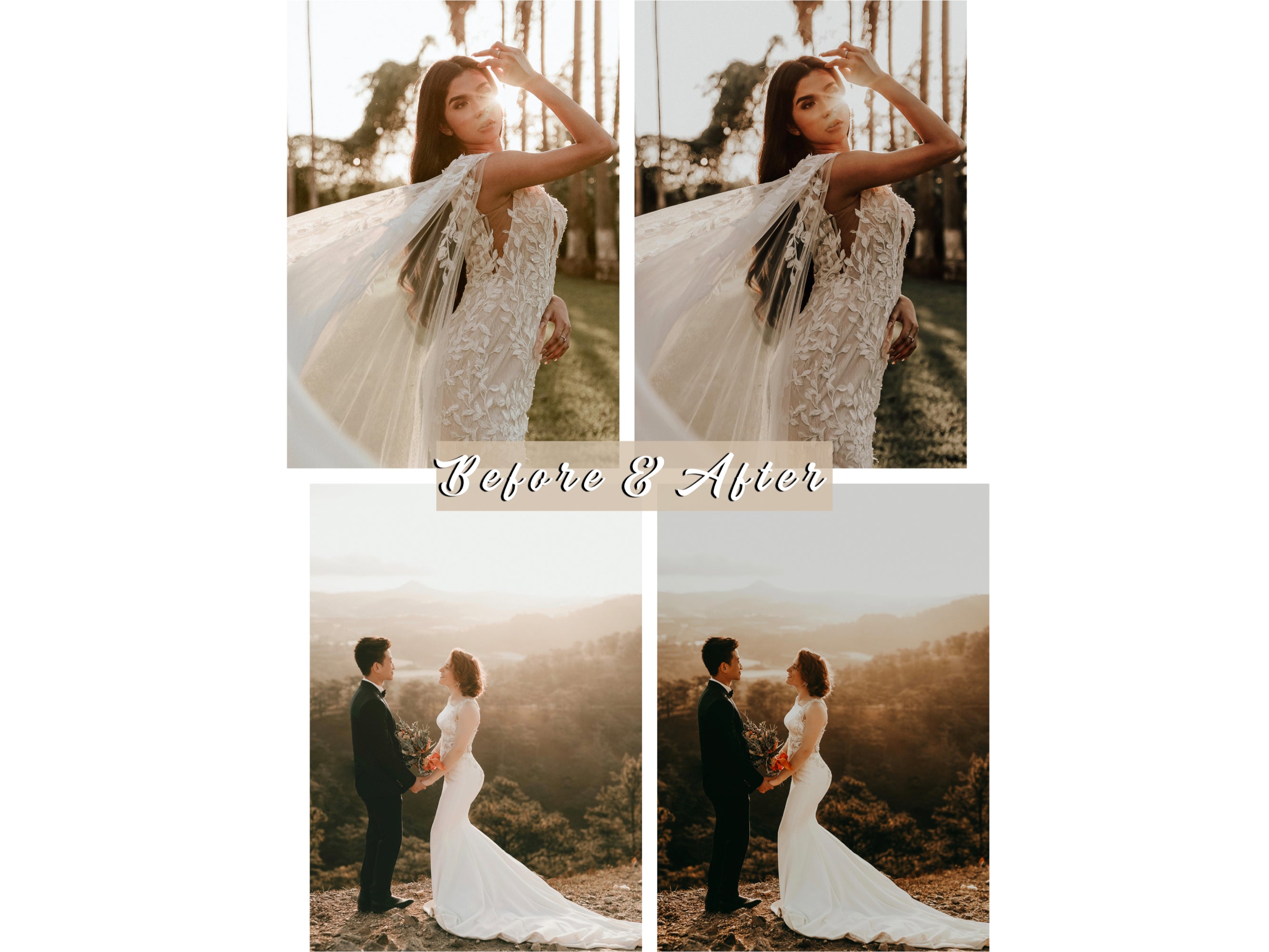 MOODY GOLD Outdoor Warm Rustic Portrait Wedding Lightroom Presets ...