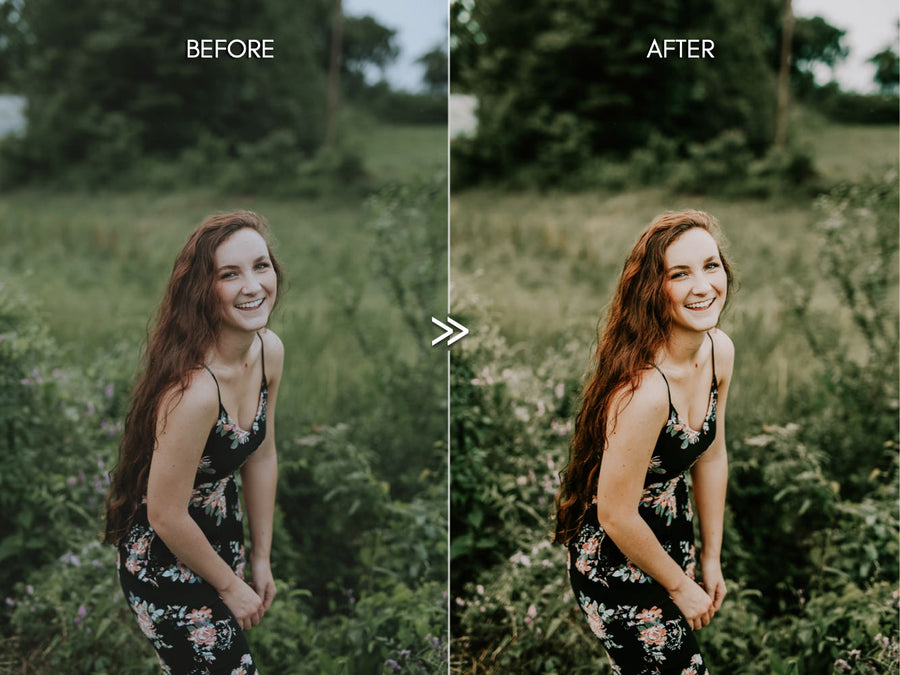 Moody RICH GREENS Outdoor Travel Nature Lightroom Presets