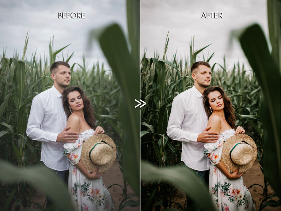 Moody RICH GREENS Outdoor Travel Nature Lightroom Presets