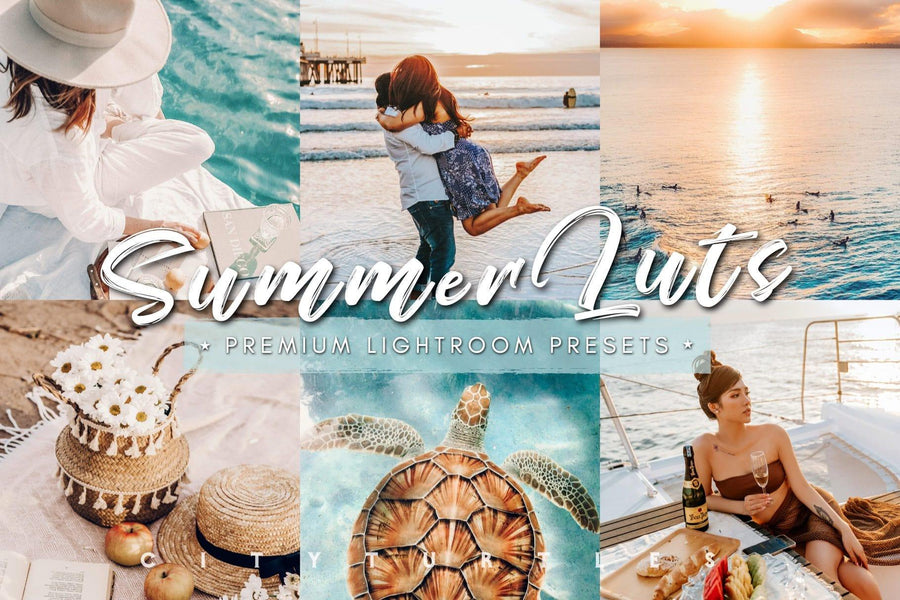 SUMMER Vibrant Travel Blogger Video Editing LUTs